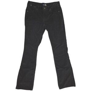 The North Face Women's Corduroy Mid Rise Straight‎ Leg Pants Grey Size 4 Regular